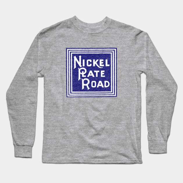 Nickel Plate Road Railroad Long Sleeve T-Shirt by Turboglyde